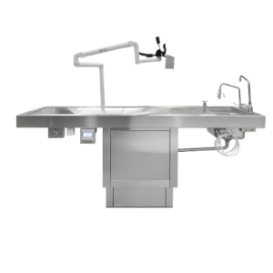 Mesa de autopsia y estaciones de tanatología Hiplaas ATP29 — Equipamiento especializado